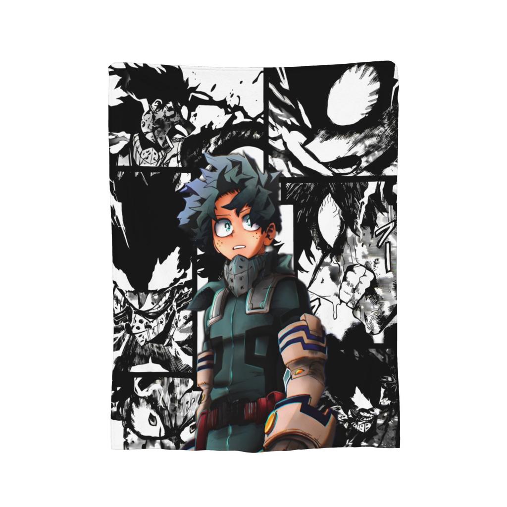 Katsuki Bakugou My Hero Academia Blanket Plush Novelty Warm Throw Blankets for Bedding Lounge Winter,