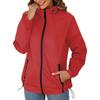 Popular windbreaker zipper hooded lightweight outdoor windproof jacket thin outdoor jacket women