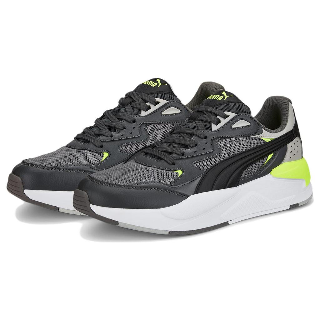 Puma Röntgen-Speed-Mesh Bequem Vielseitig Niedrig geschnitten Lifestyle-Sneakers Damen-Sneakers Schwarz Grau Grün 384638-10