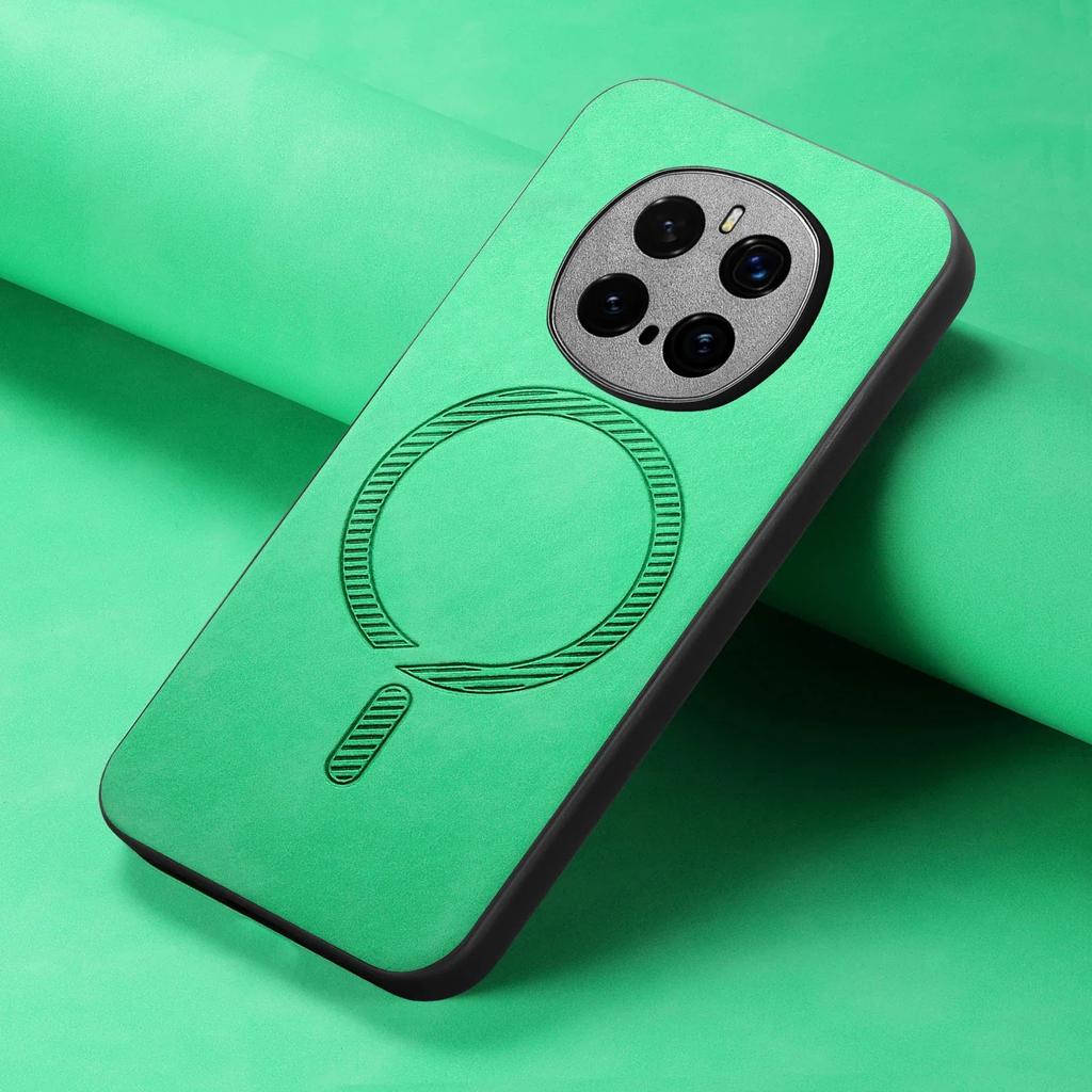 For Magsafe Leather Shockproof Case for Honor Magic 7 Pro Matte Magnetic Wireless Charging Protection Cover for Honor Magic 7 Lite 7Pro Bumper Shell