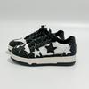 Męskie Damskie Jeansowe Trampki Skate z Naszywką Gwiazdy Niskie do Codziennego Streetwear