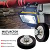 MUTUACTOR 4 PC Strong Rubber Coated Neodymium Magnet, Male Threaded
