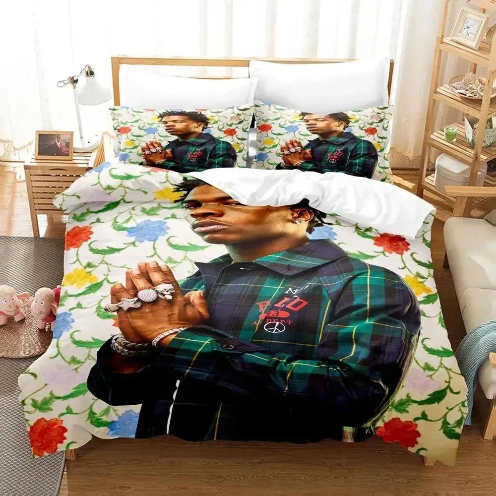 Lil Baby Rapper 3D NEW Duvet Cover Pillowcase Bedding Set Adult Boy Girl Bedroom Decoration Children Single Double Large