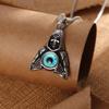 Triangle Ghost Head Men's Jewelry Complex Titanium Skull Pendant Necklace