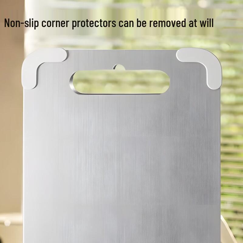 Abay 304 Stainless Steel Double-Sided Chopping Board