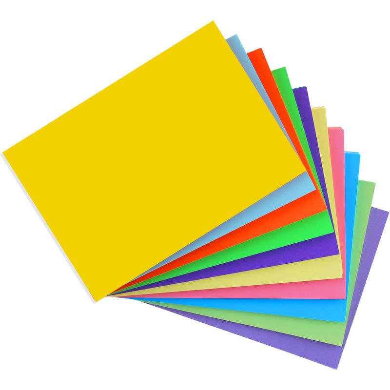 A4 Double-Sided Color Paper & Cardstock Set, 160g/240g, Free Shipping, 100 Sheets