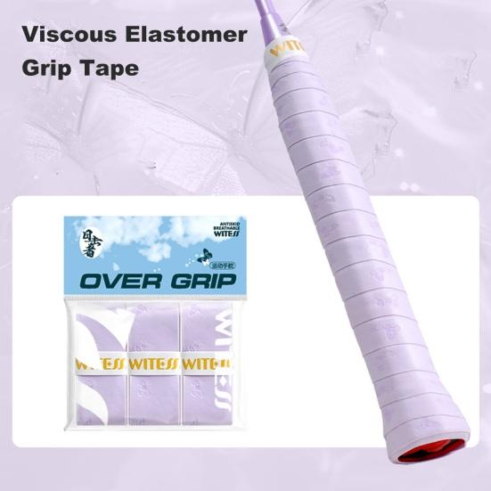 3Pcs Tennis Racket Grip Tape Soft Racquet Overgrips for Tennis Pickleball Badminton Anti-Slip