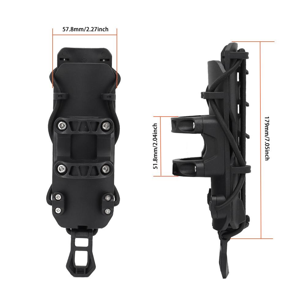 Adjustable Elastic Motorcycle Water Cup Bottle Holder Fits for 25mm Crash Bar