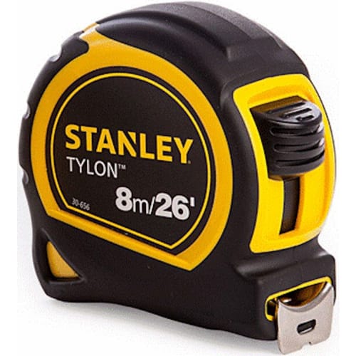 Stanley TYLON Convex Measuring Tape, 5m/15cm, 3m/10cm (8m/26cm)