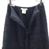 Rene made in Japan Minirock aus Tweed 36 Navy System TISSUE Damen Gebraucht