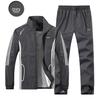 Men's Slim Fit Tracksuit: Spring/Autumn Hoodie & Pants Set for Teens 268