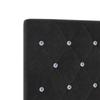 Box Spring Bed with Mattress Black 140 X 200 Cm Velvet