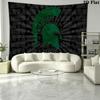 Michigan State Spartans football Wall Tapestry Aesthetic Wall Hanging Printed Fabric Blanket Decorative Tapestries for Bedroom Living Room Home Decor