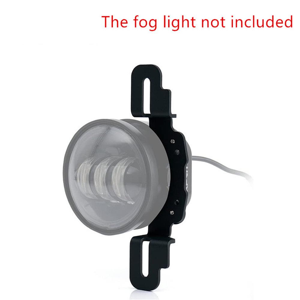 2x 4" LED Fog Light Hidden Mount Brackets For Jeep Wrangler JK 13-17 10th Bumper