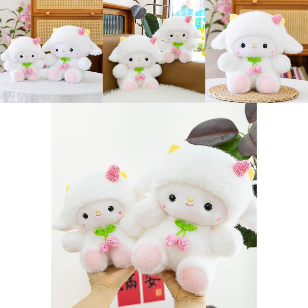 Plush Sheep Toy With Pp Cotton Filling For Children Kids And Giftgiving