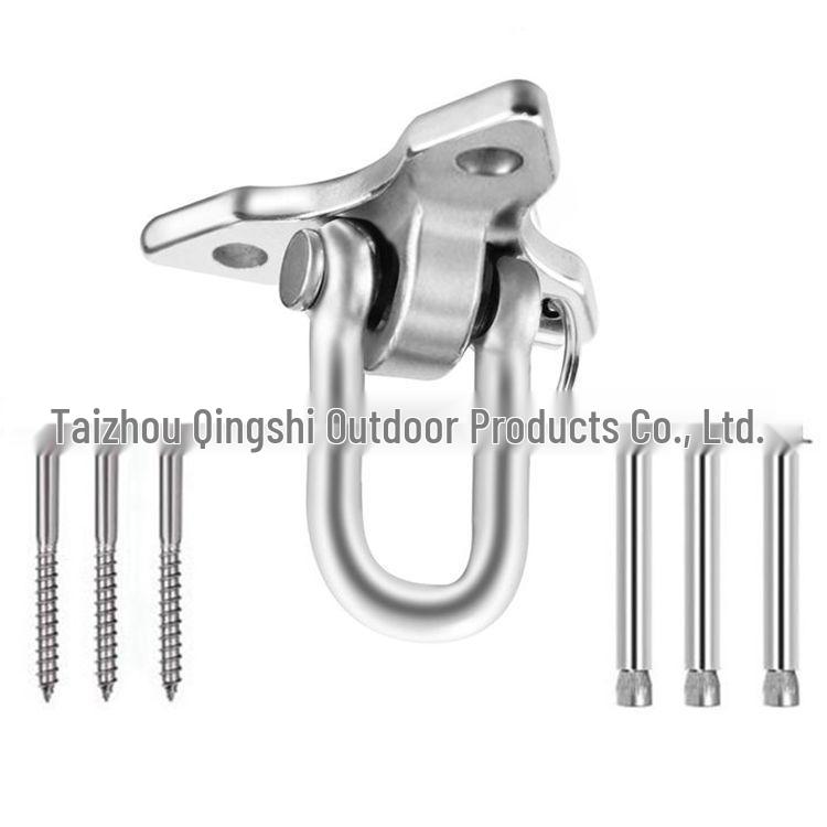 360° Rotating Stainless Steel Swing Hook for Outdoor Hammock or Swing Chair