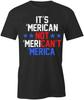 MERICAN NOT 'MERICAN'T TShirt Tee Short-Sleeved Cotton CLOTHING USA S1BSA21