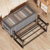 Mobile Under-bed Storage Organizer - Large Capacity Dust-proof Box with Wheels Practical Clothes & Toys Sorting Chest for Home