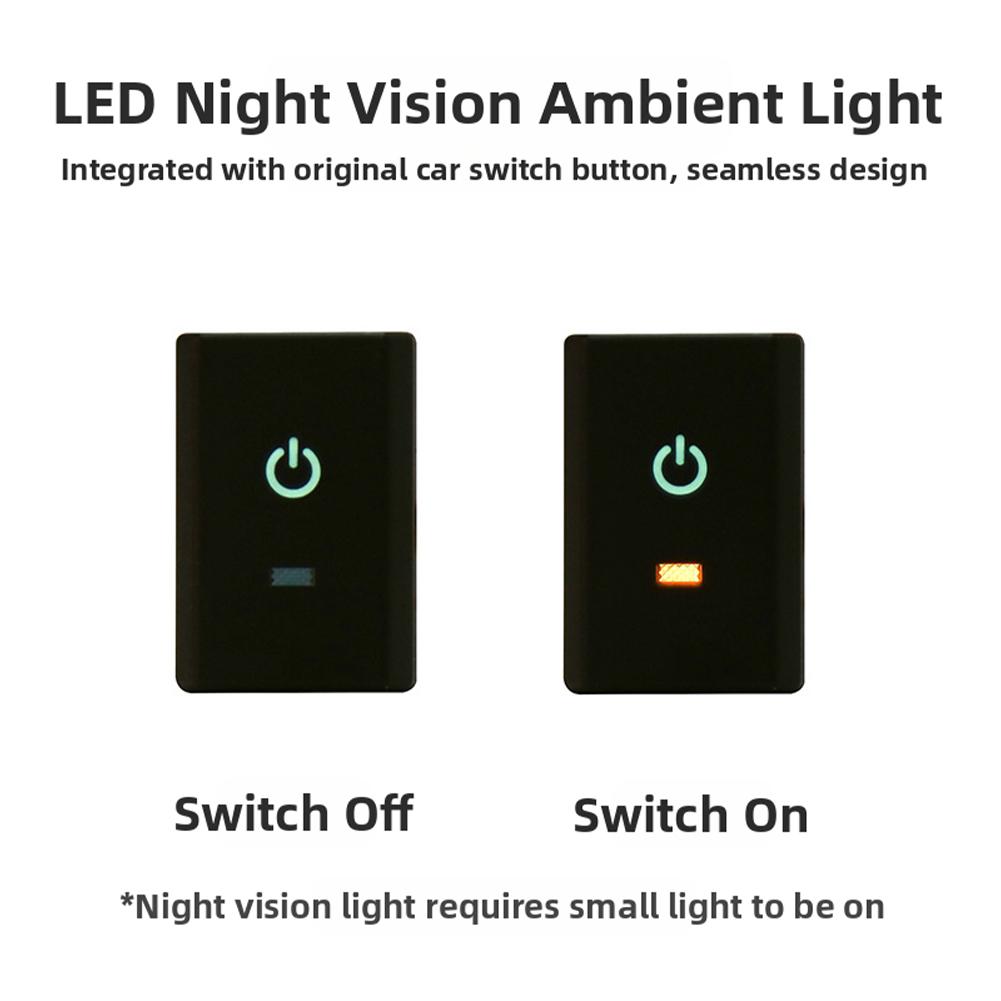 For Custom Model Dashboard Control Switch Car Power Supply Switch 3 Amp Maximum Load High Temperature Resistant Plastic