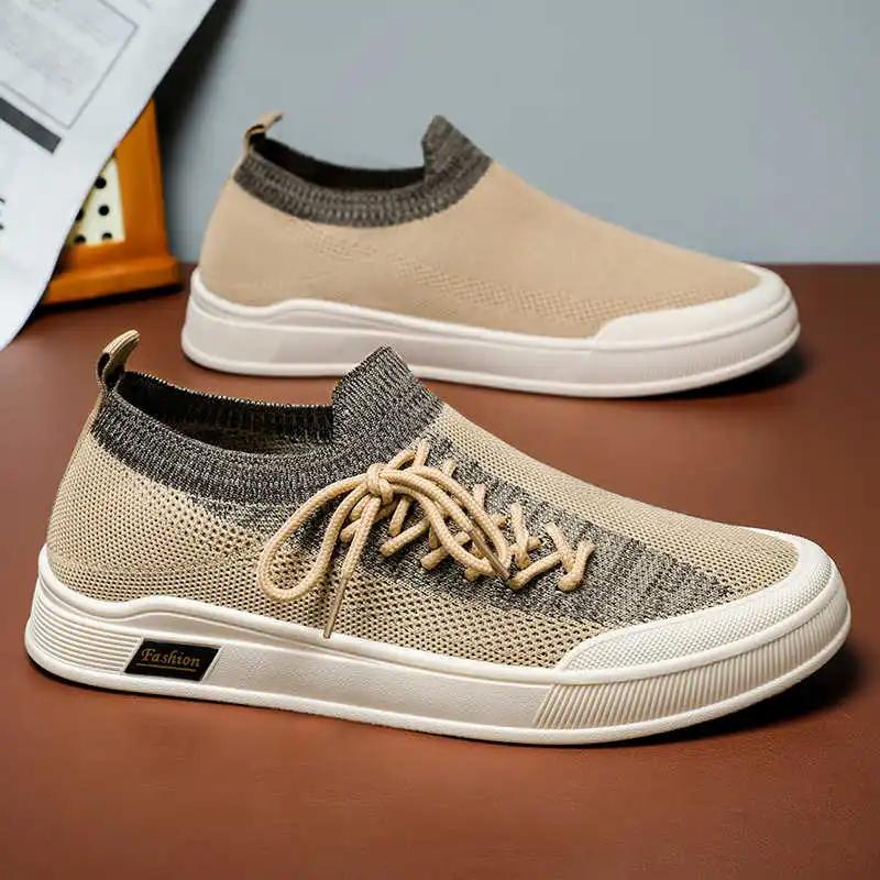 Platformed Height Up Men Black Sneakers Woven Running Shoes Brand Loafers Sports Authentic Exercise Tenisse Character Bity