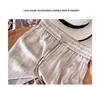 Women's Summer Breathable Wide-Leg High-Waisted Satin Pants with Sun Protection
