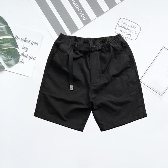 Mittelhoher Bund mit Gummizug Verstellbarer Kordelzug Taschen Herrenshorts Outdoor Fitness Freizeit Kurze Hosen Streetwear