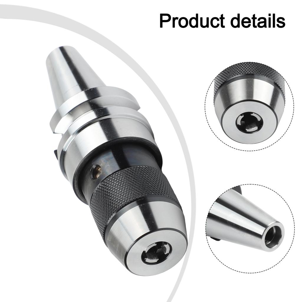 Tool Holder Drill Chuck BT30 APU08 Integrated Self Tightening Collet Designed For Accurate And Stable Drilling