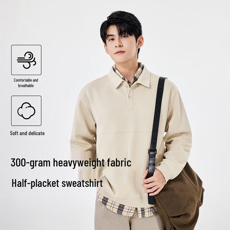 Baleno Men's Half-Zip Polo Sweatshirt