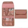 Professional 16pcs Stainless Steel Manicure Pedicure Tool Set Custom Logo Luxury Nail Clippers Kit Grooming Nail Cutter Set