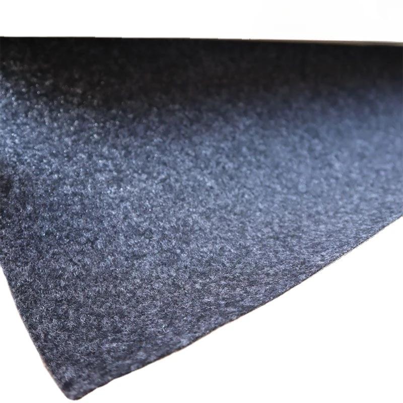 100cm/200cm*50cm Black Dark Gray Color Self-adhesive Felt Fabric Sticky Felt Cloth for Background Decoration Sound Insulation