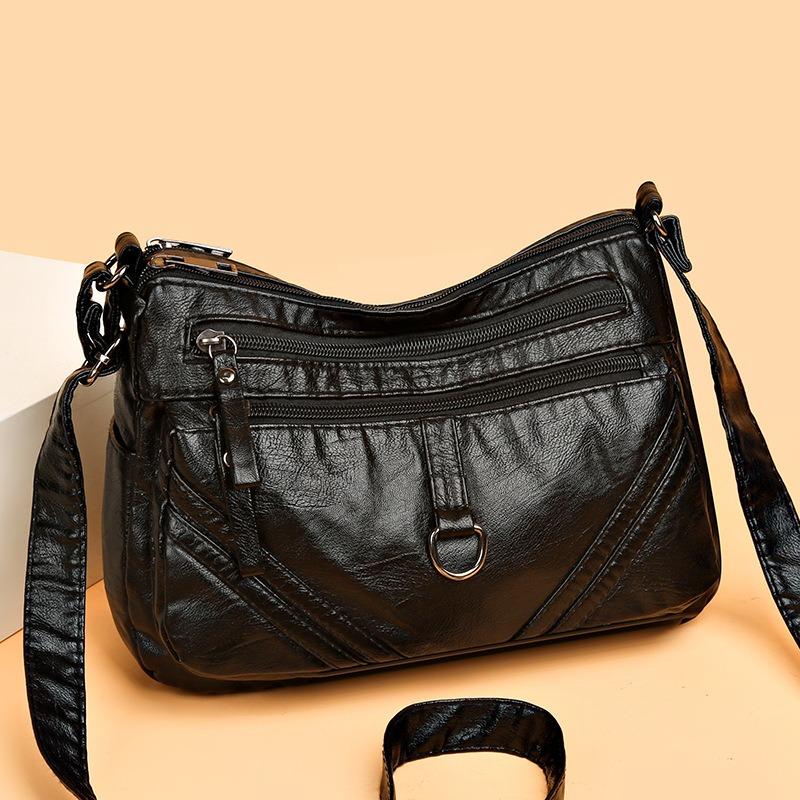 Bags Women's Casual Multi-layer Large Capacity Shoulder Bags Fashion Versatile Small Square Bags