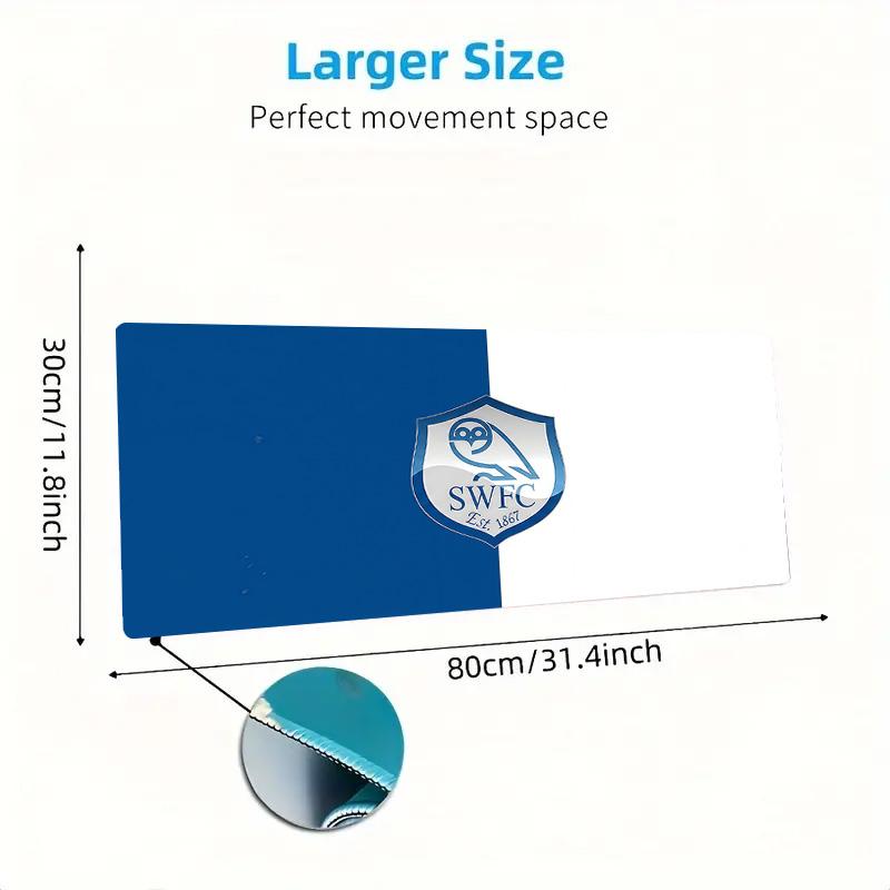 SWFC Mouse Pad Colorato Grande Cuscino per Tavolo da Gioco Antiscivolo Laptop Tablet Mousepad Grande Tappetino XXL Mini PC Playmat Con Bordo Lock