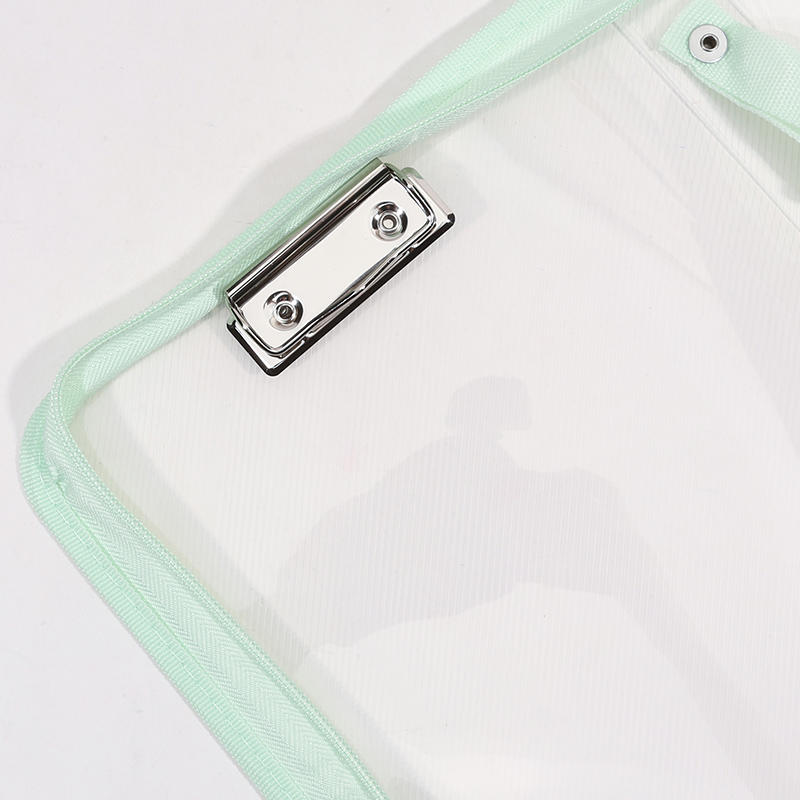 A4 Mesh Zipper Stationery Bag Portable Organizer Folder School Office Supplies Storage Pouch With Handles Large Capacity