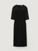 B Muse Mansion Sailor Shirt Layered Dress - Black