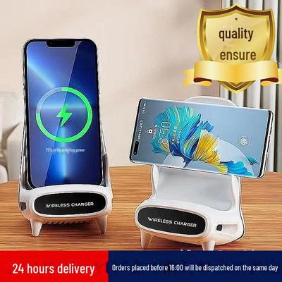 Universal Wireless Charger & Desktop Stand for Phones and Tablets