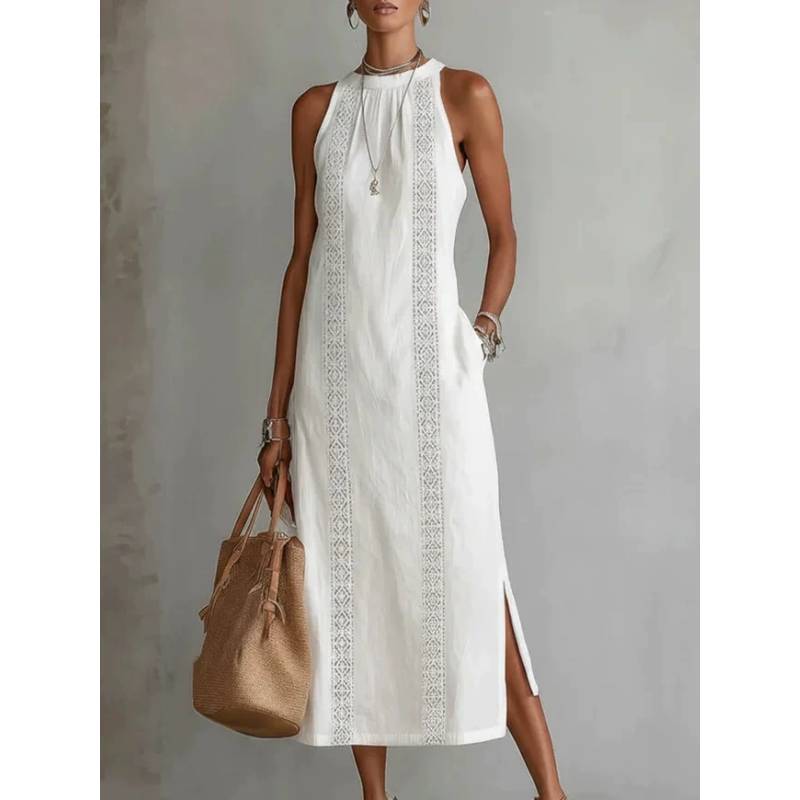 Polyester Solid Color Loose Long Shirt Dress For Casual Wear And Summer Fashion