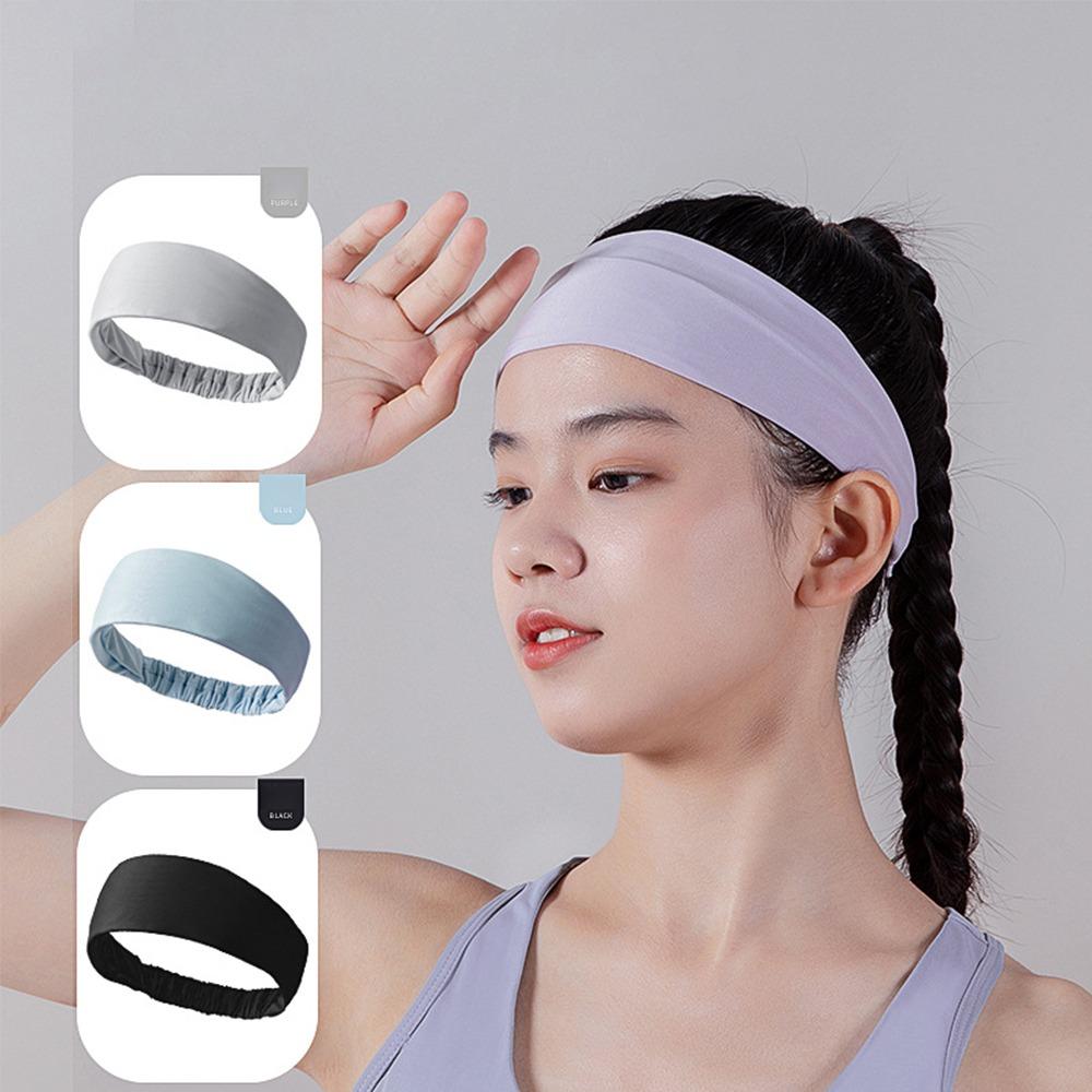 Yoga Headwear Sports Headbands Solid Color Elastic Gifts Yoga Hair Bands