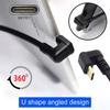 Xiwai 90 Degree USB Male To USB Female 10Gbps OTG Data Power Inverted U Back Angle USB-C Type-C 3.1 3.0-A Adapter, Cable, 30cm, Shape,