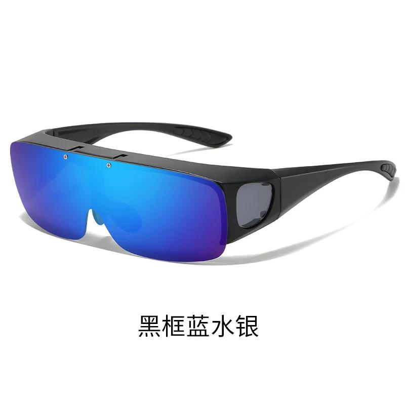 Najnowsze Modne Spersonalizowane Etui z Klapką Męskie Okulary Przeciwsłoneczne Outdoorowe Neutralne Rowerowe Premium Jazda Samochodem Sportowe Okulary Przeciwsłoneczne