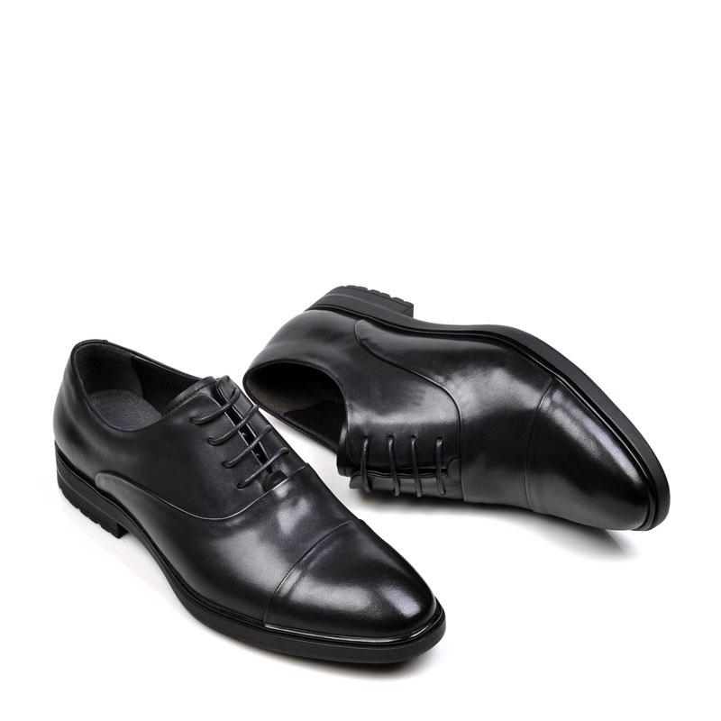 Men's Retro Handmade Oxford Leather Shoes - Formal, Business, British Trend, Breathable, Ideal for Weddings