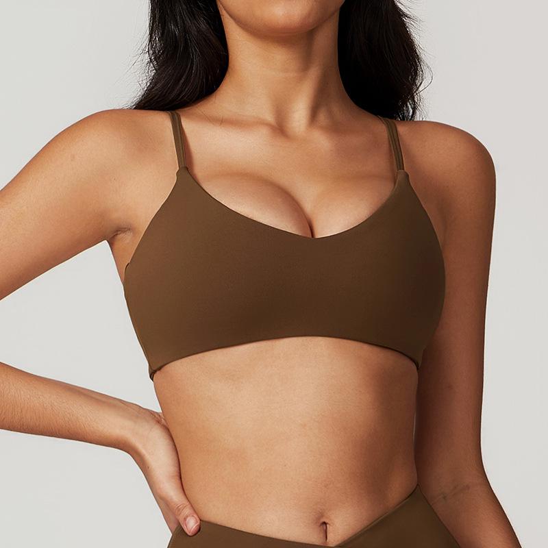 

Eco-Friendly Quick-Dry Yoga & Running Sports Bra with Beautiful Back Design - Women s Summer Outerwear 8799. S