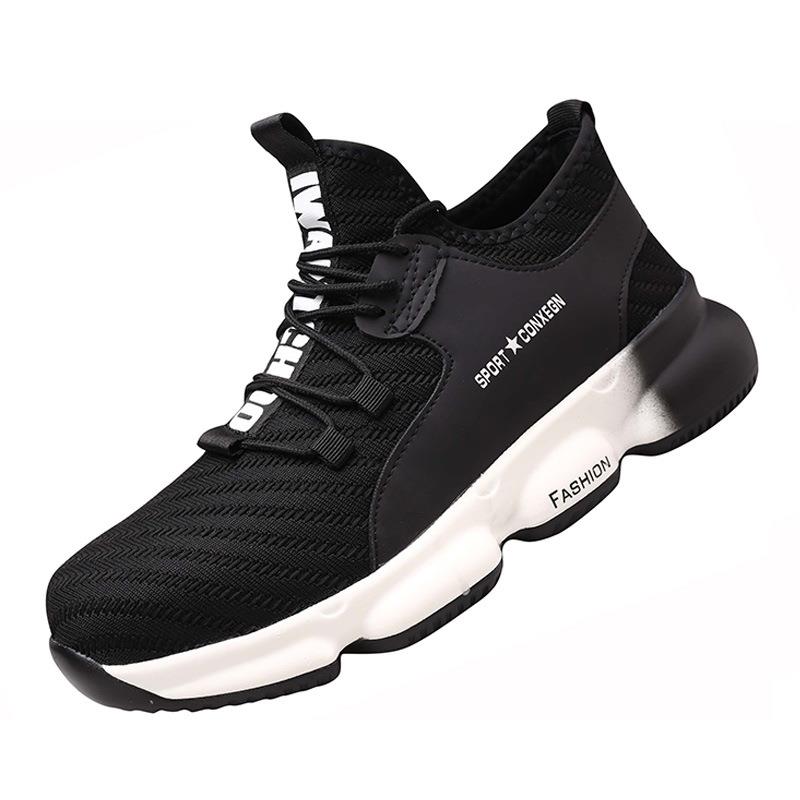 Men Safety Shoes Women Work Shoes Men's Anti-smashing Anti-piercing Safety Shoes Steel Toe Protective Shoes