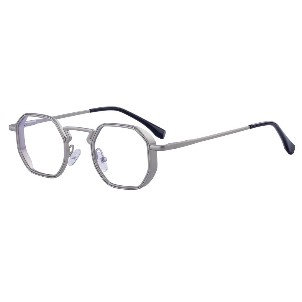 Small Frame Hexason Steampunk Sunglasses Men 2025 Luxury Brand Vintage Punk Eyewear Classic Polygon Metal Sun Glasses Male UV400
