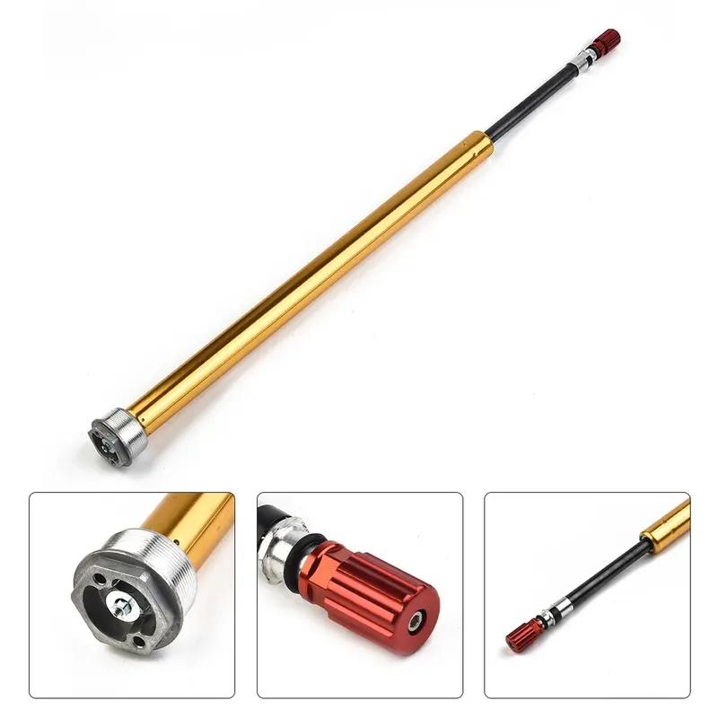 mountain bike Suspension Oil Damping Rod 26/27.5/29 Inches Front Fork Repair Part Aluminum Alloy Manual Remote Control Bike Part