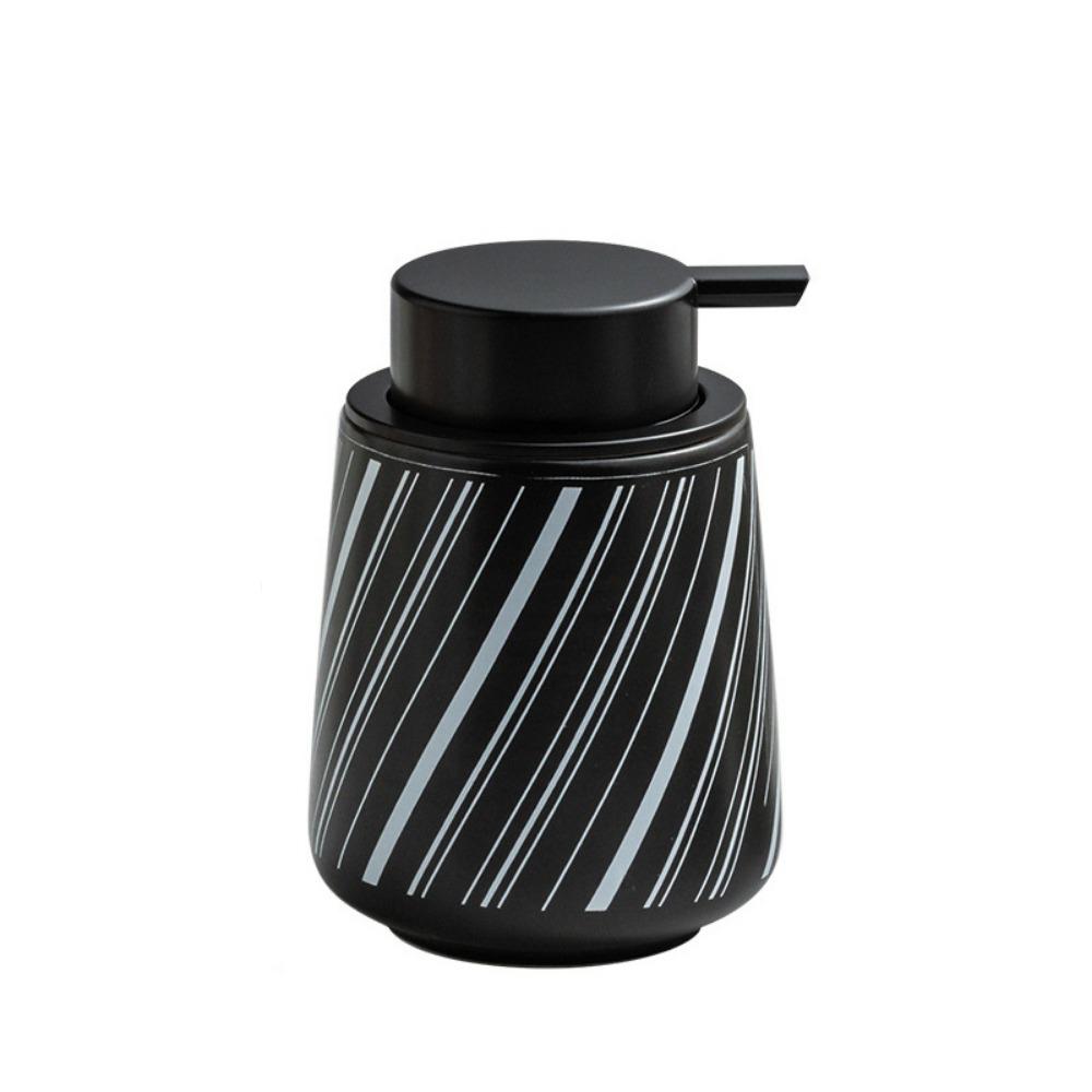 

320ml Lotion Foam Maker Press Type Liquid Shampoo Dispensers Ceramic Soap Foam Dispenser Kitchen чёрный