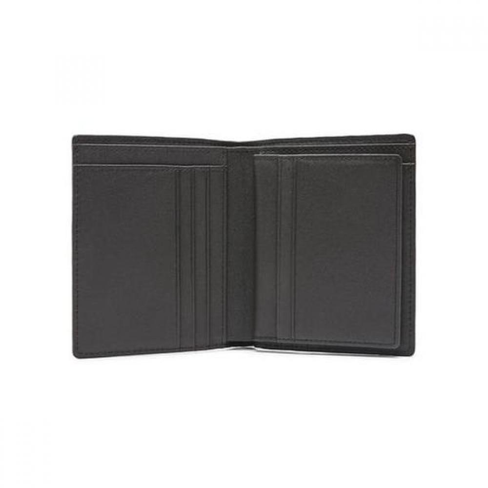 Daks Brown Matte Leather Wallet Dd Plate Logo Dbwa2e367