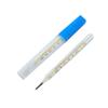 Klassisches Oralglasthermometer Doppel-Skalen C&F Thermometer Großer Bildschirm Klinisches Messgerät Quecksilberfrei Ungiftig Fieber Temperatur