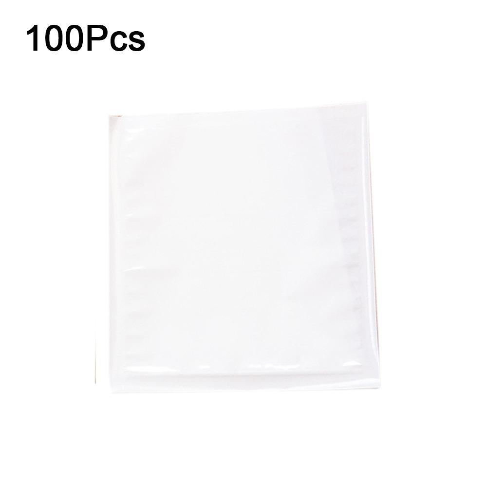 

100Pcs Oilproof Baking Bread Paper Bag Greaseproof Baking Handmade Pouch Party Favors White-Style A