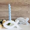 3D Fish Shape Hydroponic Candle Silicone Mold DIY Gypsum Candle Holder Vase Desktop Decoration Ornament