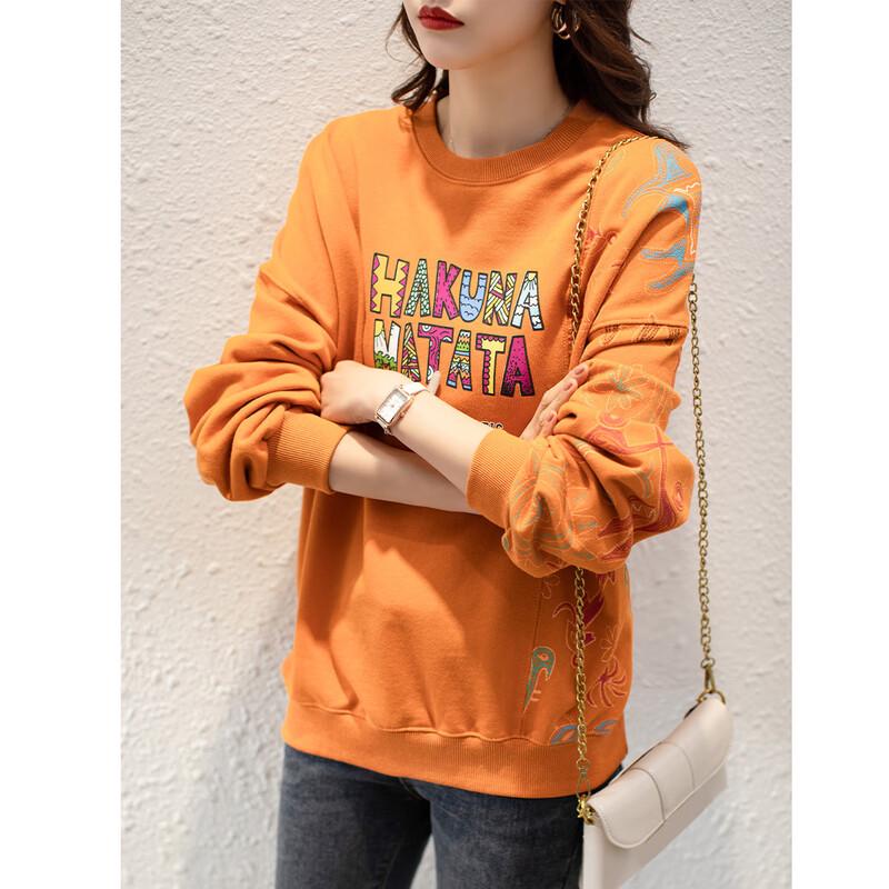 Firstview Women's Urban Casual Long-Sleeve Sweatshirt